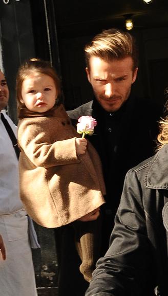 David Beckham e Harper