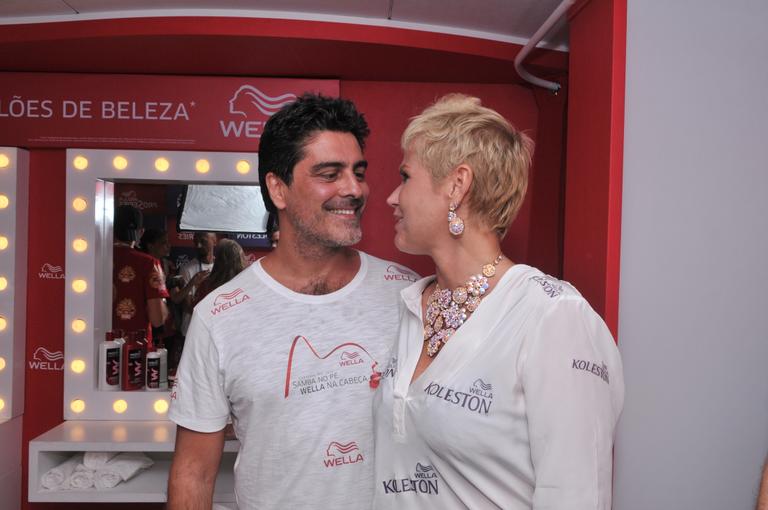 Xuxa Meneghel e Junno Andrade no Camarote CARAS