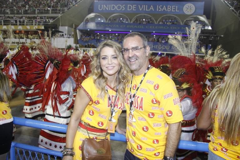 Christine Fernandes e Floriano Peixoto