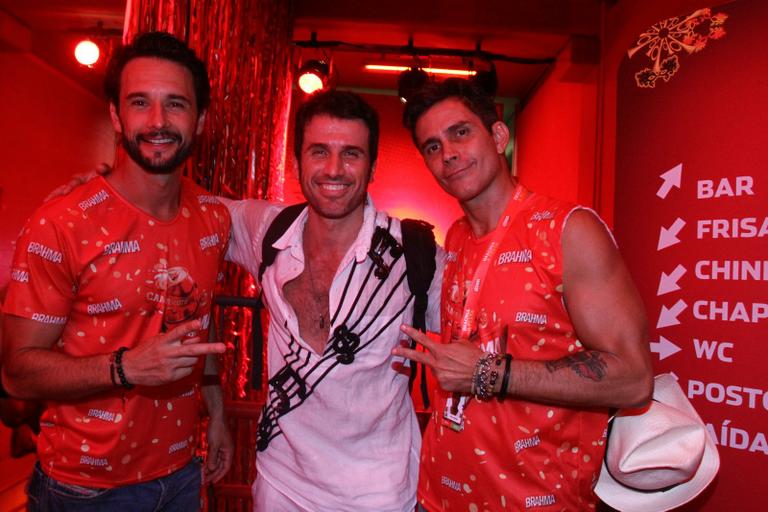 Rodrigo Santoro, Eriberto Leão e amigo