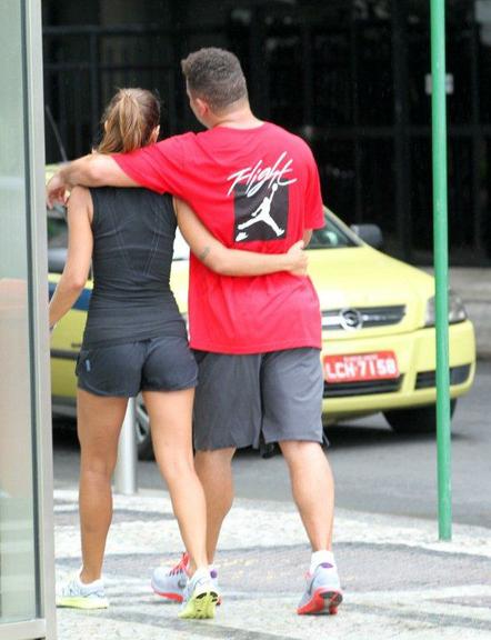 Ronaldo Nazário e Paula Morais