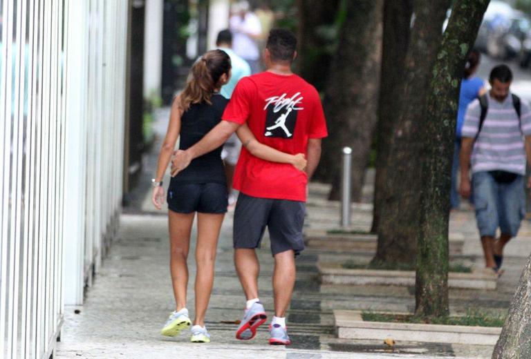 Ronaldo Nazário e Paula Morais