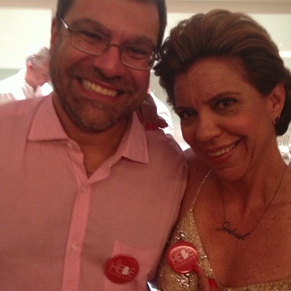 Marcelo Camargo e Astrid Fontenelle