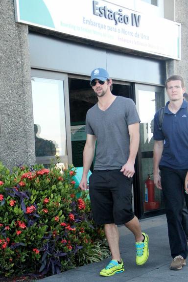 Michael Phelps visita o Pão de Açúcar