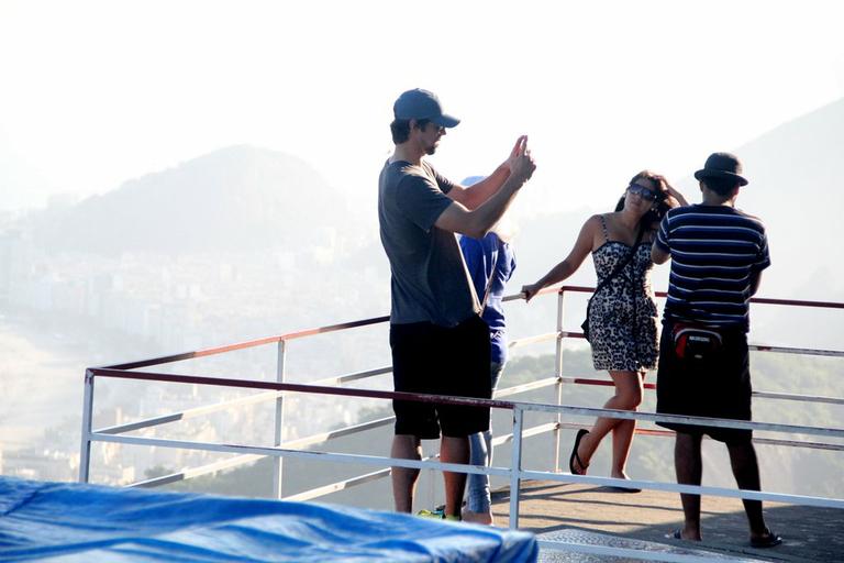 Michael Phelps visita o Pão de Açúcar