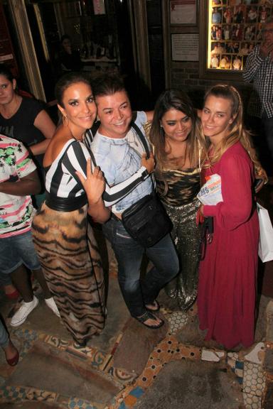 Ivete Sangalo, David Brazil, Preta Gil e Carolina Dieckmann