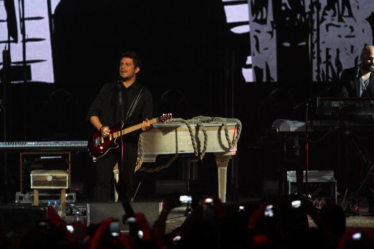 Alejandro Sanz se apresenta em São Paulo