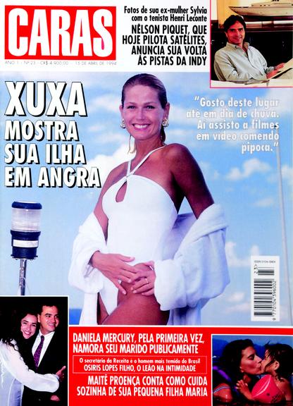 Xuxa Meneghel nas capas de CARAS