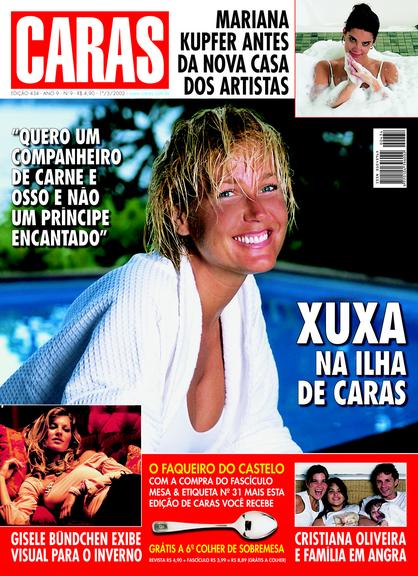 Xuxa Meneghel nas capas de CARAS