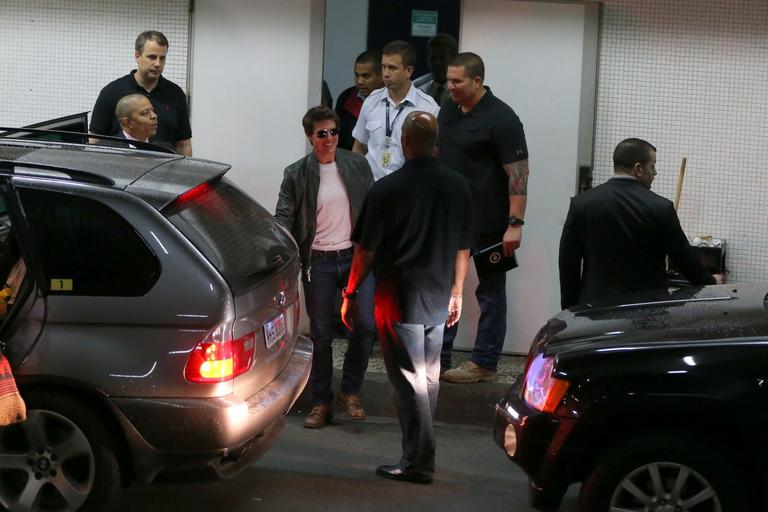 Tom Cruise chega ao Rio de Janeiro