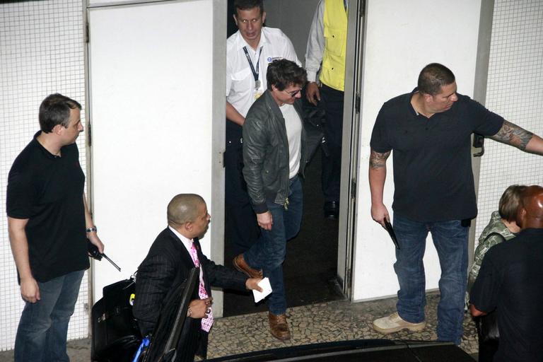 Tom Cruise chega ao Rio de Janeiro