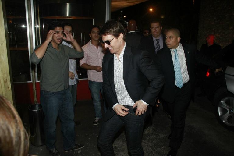 Tom Cruise janta em churrascaria no Rio de Janeiro