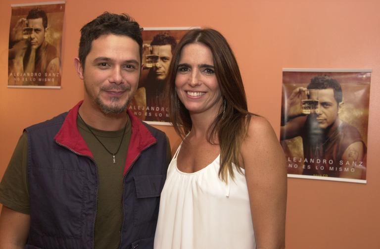 Alejandro Sanz, ao lado de Malu Mader, gravou participação especial em 'Celebridade'