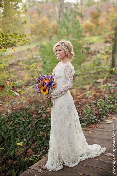 Kelly Clarkson divulga fotos do seu casamento com Brandon Blackstock