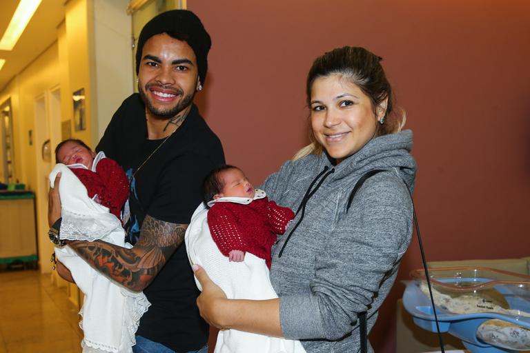 Os nascimentos de abril: Rafaella e Sophia (Danielle Souza e Dentinho)