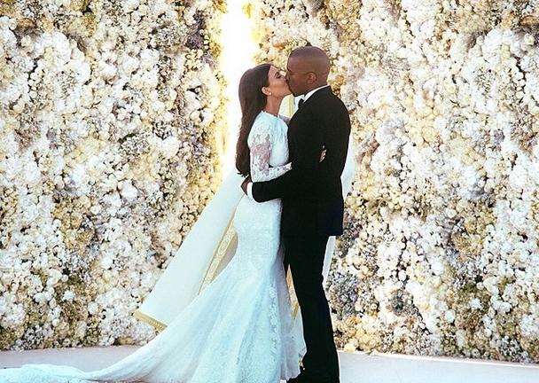 Os casamentos de maio: Kim Kardashian e Kanye West