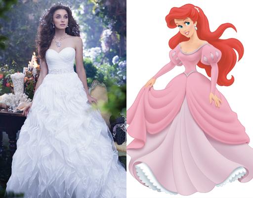 Branca de neve e mais princesas da Disney inspiram coleção de vestidos de noiva