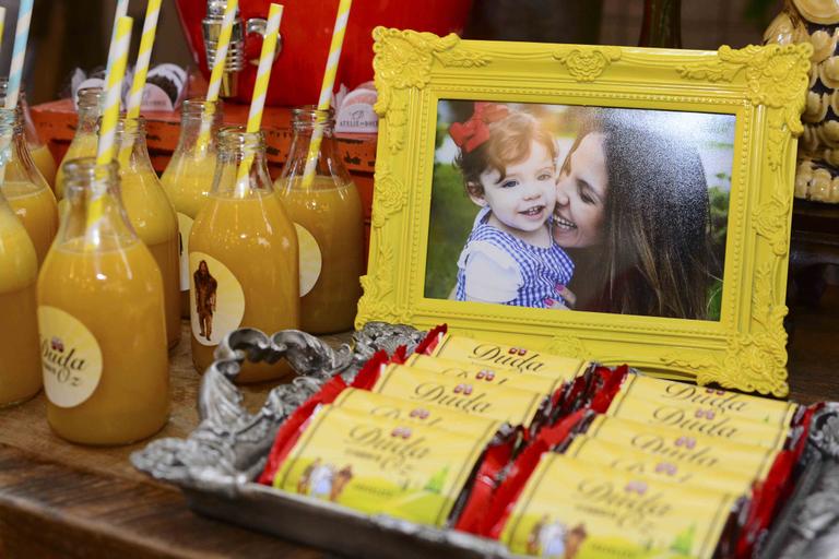 Detalhes da decoração da festa de 1 ano de Maria Eduarda