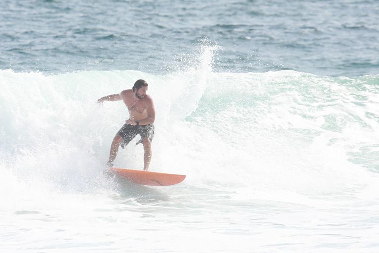 Vladimir Brichta na praia 