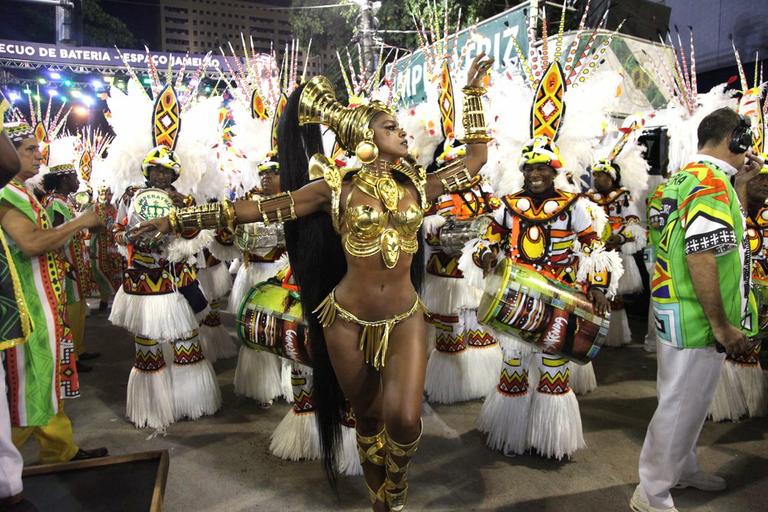 Cris Vianna no desfile da Imperatriz Leopoldinense