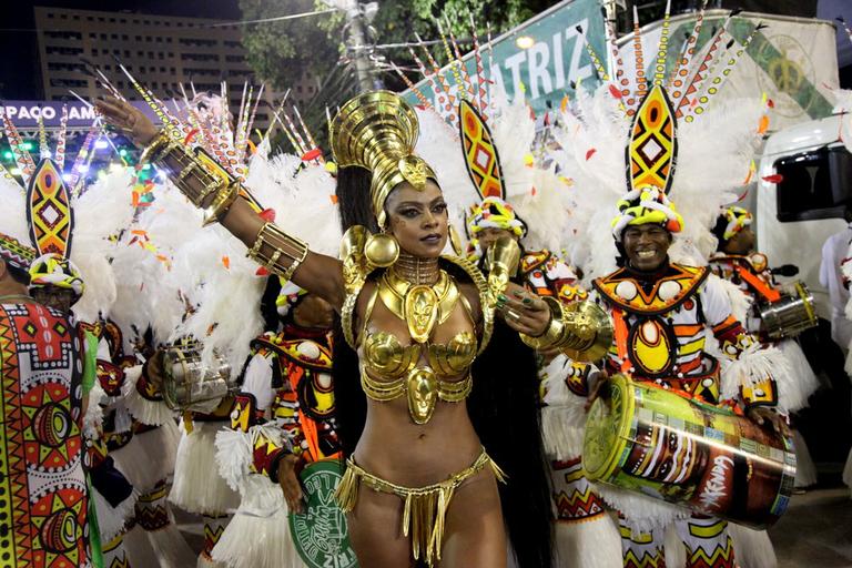 Cris Vianna no desfile da Imperatriz Leopoldinense