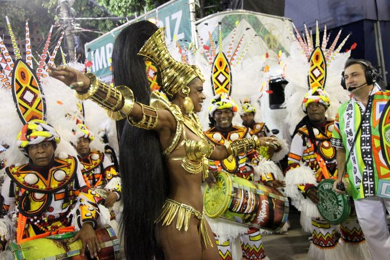 Cris Vianna no desfile da Imperatriz Leopoldinense