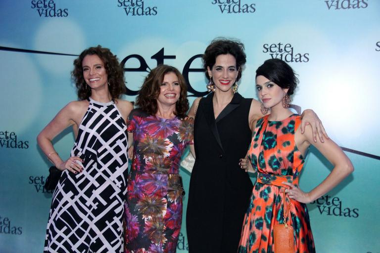 Looks dos famosos na festa da novela 'Sete Vidas'