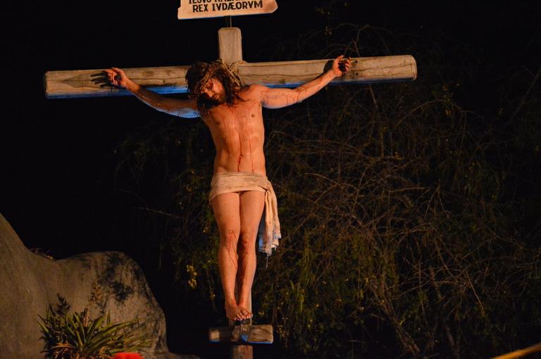 Espetáculo Paixão de Cristo com Igor Rickli, Paloma Bernardi e Humberto Martins