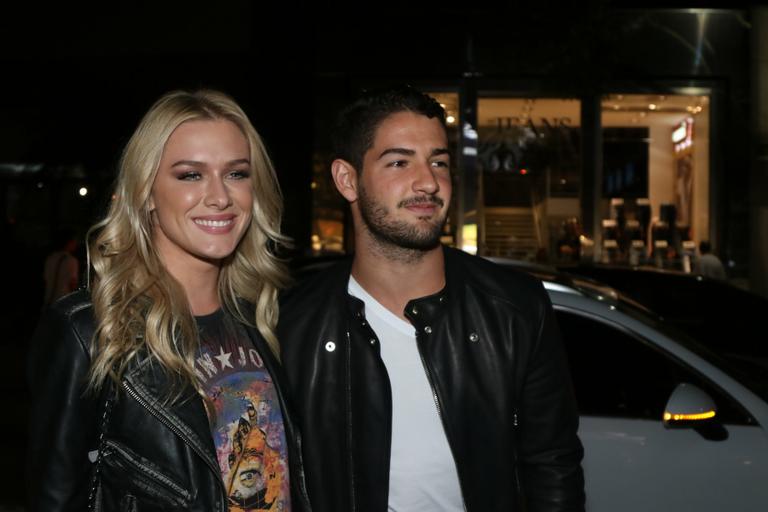 Alexandre Pato e Fiorella Mattheis