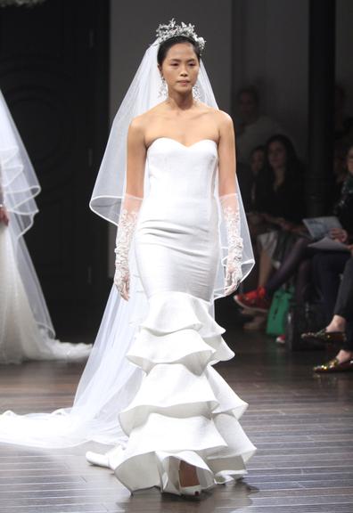 Inspire-se em 15 vestidos de noiva da 'Bridal Fashion Week'