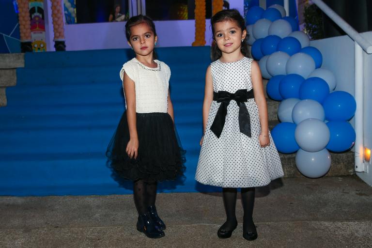 Isabella e Helena, filhas de Luciano Camargo