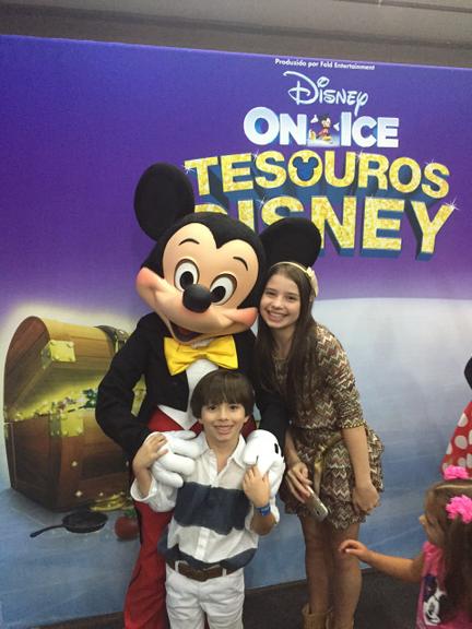 Famosos levam os filhos ao espetáculo Disney On Ice no Rio de Janeiro