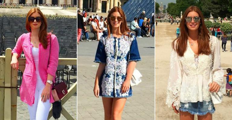 Confira os looks de Marina Ruy Barbosa na Europa