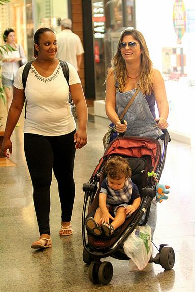 Bárbara Borges e o filho, Martin Bem