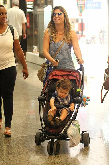 Bárbara Borges e o filho, Martin Bem