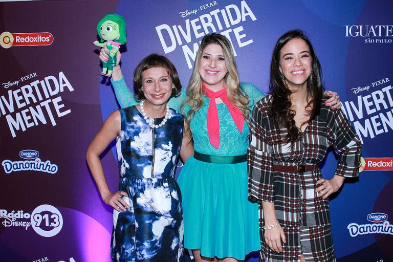 Estrelas conferem pré-estreia da animação 'Divertida Mente'