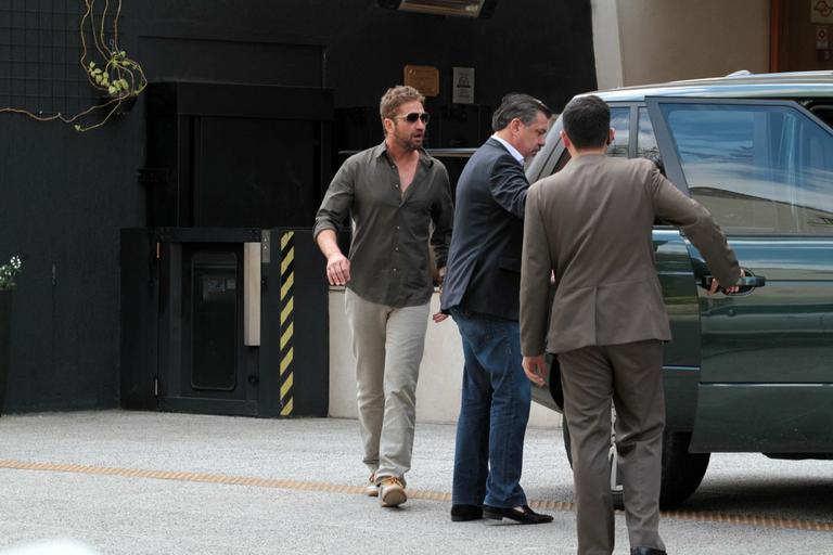 Gerard Butler em São Paulo