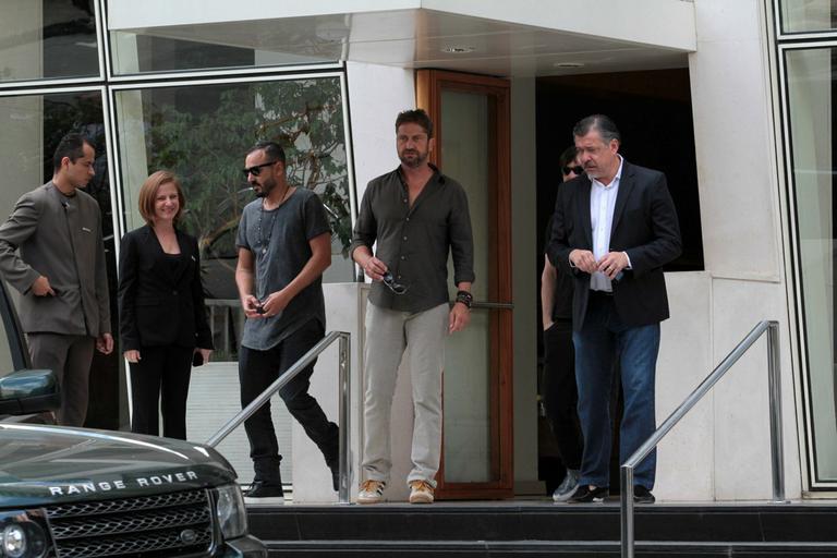 Gerard Butler em São Paulo