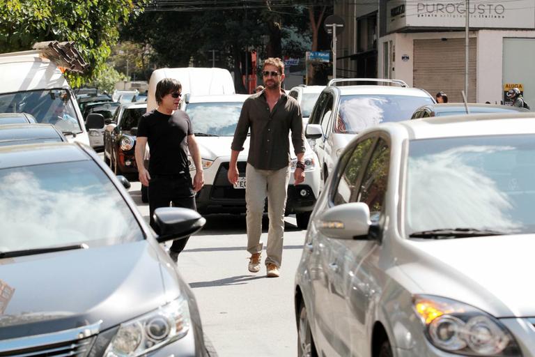 Gerard Butler em São Paulo