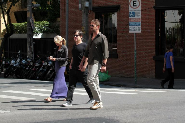 Gerard Butler em São Paulo