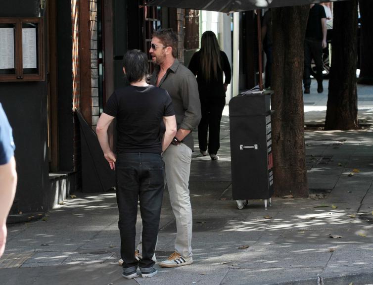 Gerard Butler em São Paulo