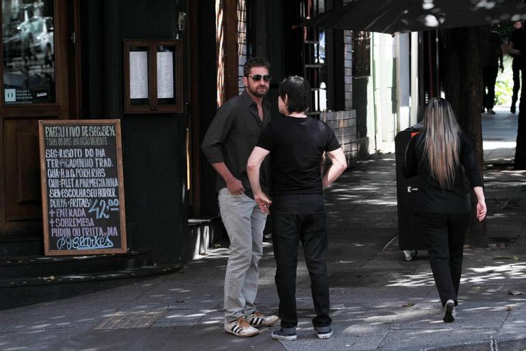 Gerard Butler em São Paulo