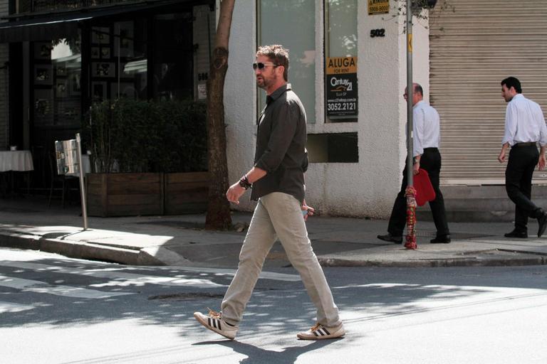 Gerard Butler em São Paulo