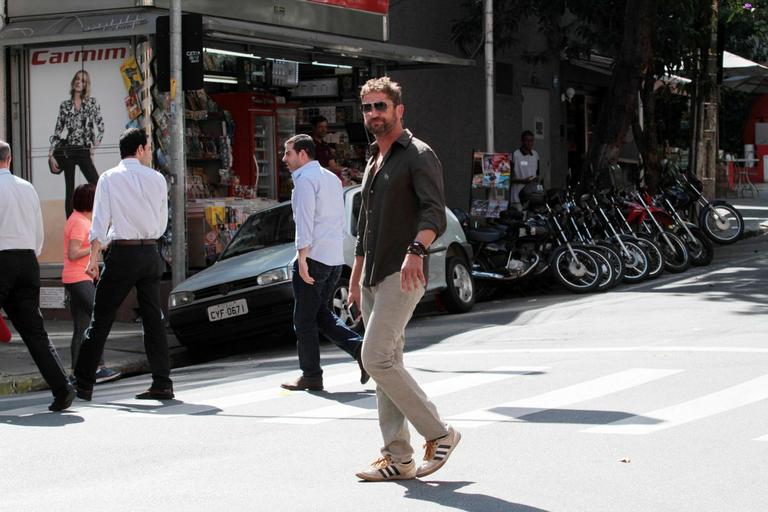 Gerard Butler em São Paulo