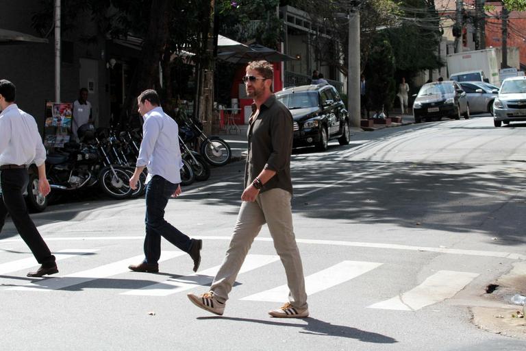 Gerard Butler em São Paulo