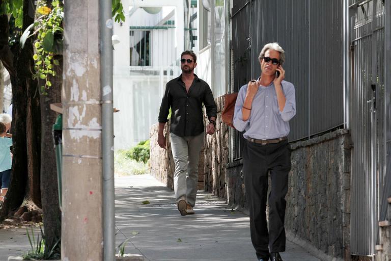 Gerard Butler em São Paulo