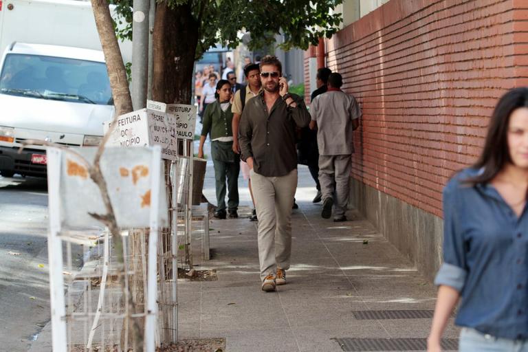 Gerard Butler em São Paulo