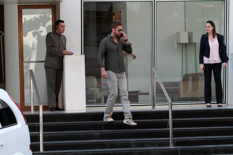 Gerard Butler em São Paulo