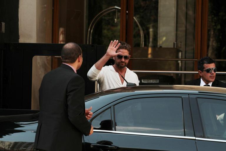 Gerard Butler em São Paulo