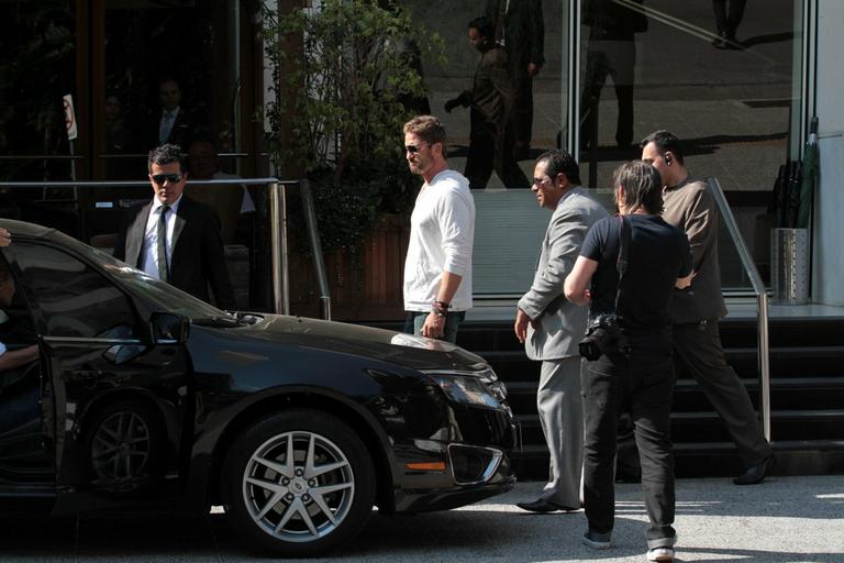 Gerard Butler em São Paulo